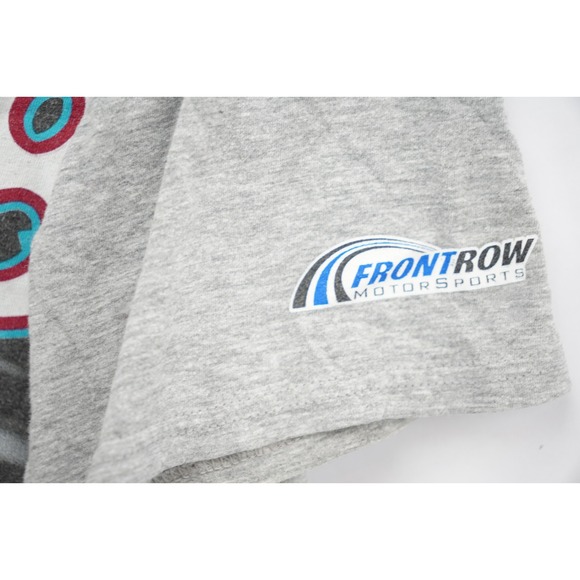 GC‎ Vintage David Ragan #38 NASCAR Shirt Mens Racing Graphic Gray No Tag / Size - Picture 7 of 7